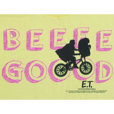 E.T. BEEEE GOOOD ビー グッド！【映画 ET イーティー 半袖 Tシャツ スピルバーグ ユニバーサル】S M Lサイズ ネコポス発送 マジックナイト UNI552