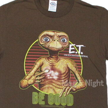 E.T. BE GOOD ビー グッド！【映画 ET イーティー 半袖 Tシャツ スピルバーグ ユニバーサル】S M Lサイズ ネコポス発送 マジックナイト UNI122