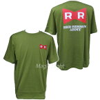 NEWレッドリボン軍 Tシャツ【ドラゴンボール Tシャツ 半袖 緑 カーキグリーン 悪役 RR ロゴ】S M L LLサイズ ネコポス発送 マジックナイト DB3107RR