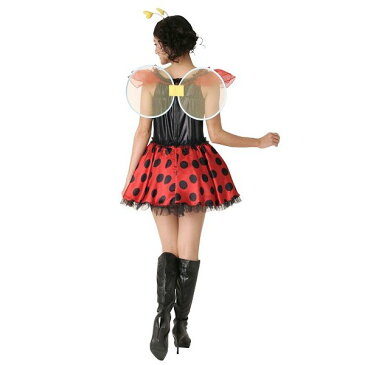 テントキュートガール 女性用【てんとう虫 コスプレ 衣装 ハロウィン 仮装 コスチューム ワンピース テントウムシ レディース Ladies】マジックナイト CS826859