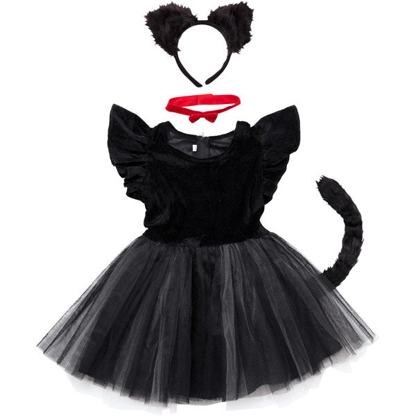 プティシャノワール キッズ【仮装 ハロウィン コスプレ 衣装 ネコ 黒猫 女の子用 子供用】マジックナイト CS8666