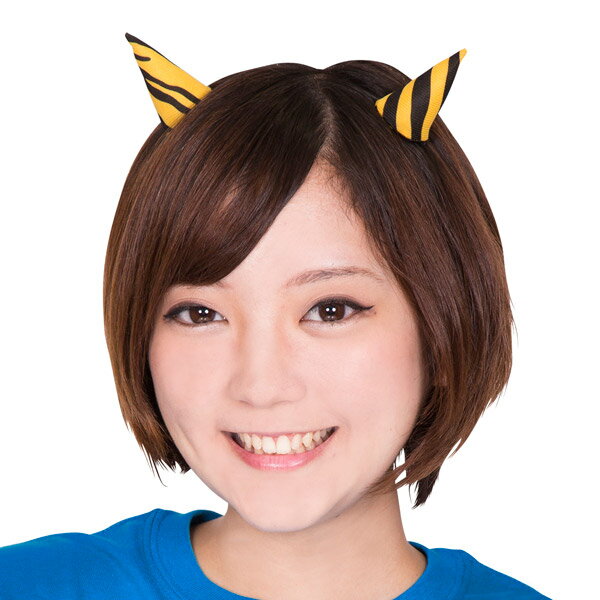 ツノツノ鬼ピン【ヘアピン 鬼 つの 角 ハロウィン 節分 豆まき 仮装グッズ プチ仮装 ヘアアクセサリー ..