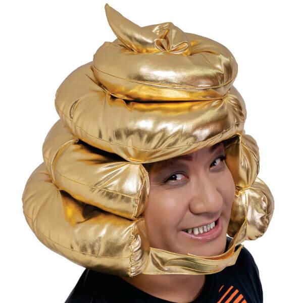 金運キャップ【うんち ウンコ 帽子 かつら かぶりもの ハロウィン 仮装 変装 コスプレ 男女兼用】マジックナイト EN336512