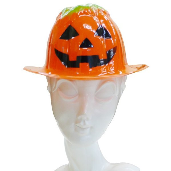 パンプキンヘルメット【ハロウィン 帽子 被り物 仮装 グッズ パンプキン ハット 面白グッズ パーティーグッズ 子供用】マジックナイト RJ802339