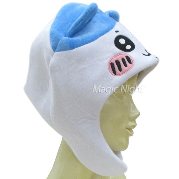 ハチワレ 着ぐるみキャップ【ちいかわ 猫 ハチワレネコ ねこ 動物 被り物 かぶりもの 帽子 アニマル なんか小さくてかわいいやつ 仮装 コスプレ 変装 ハロウィン キャラクターグッズ】小型宅配便発送 定形外発送可1p450円 2p660円 マジックナイト SZ321 2