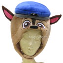 チェイス 着ぐるみキャップ【PAW PATROL パウパトロール 犬 イヌ 動物 被り物 かぶりもの 帽子 アニマル 仮装 コスプレ 変装 ハロウィン 青 キャ...