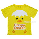 イースター エッグ Tシャツ【たまご 卵 ひよこ 雛 動物 アニマル イースターエッグ 半袖 イエロー 黄色 コスプレ 雑貨 Happy Easter エッグハント 男性 女性 メンズ レディース ユニセックス 大人用】ネコポス発送 送料無料 マジックナイト YI8008