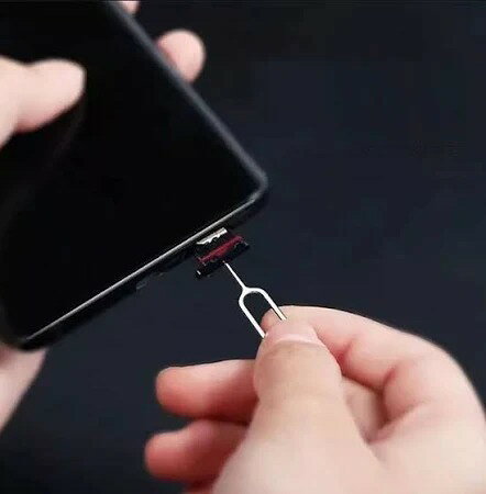 Magi ECショップのSIMピン SIM入れ替え工具 SIMカードリリース取り出しピン iPhone Android ノートパソコン対応(5個)｜アングル2