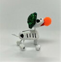【メキシコ雑貨】カラベラ（骸骨）アニマル　B緑の帽子の犬