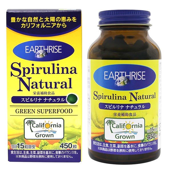 スピルリナ ナチュラル Spirulina Natural 450粒(約一ヶ月分) DICライフテック【送料無料】