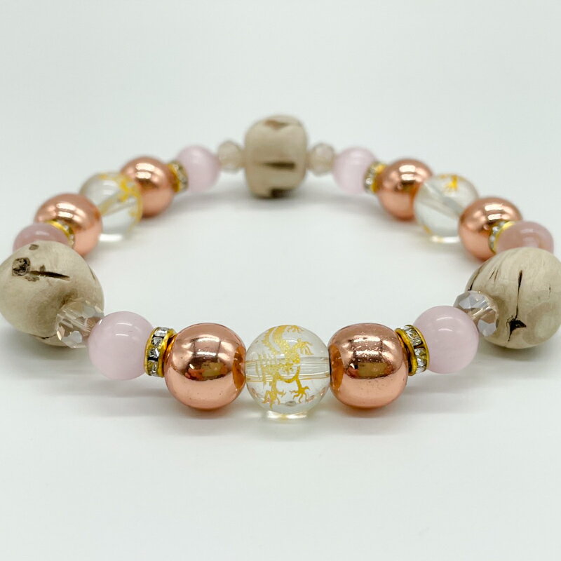 ホーリーバジルブレスレット (約17cm)トゥルシービーズ/水晶/ヘマタイトギフト プレゼント TULSI トゥ..