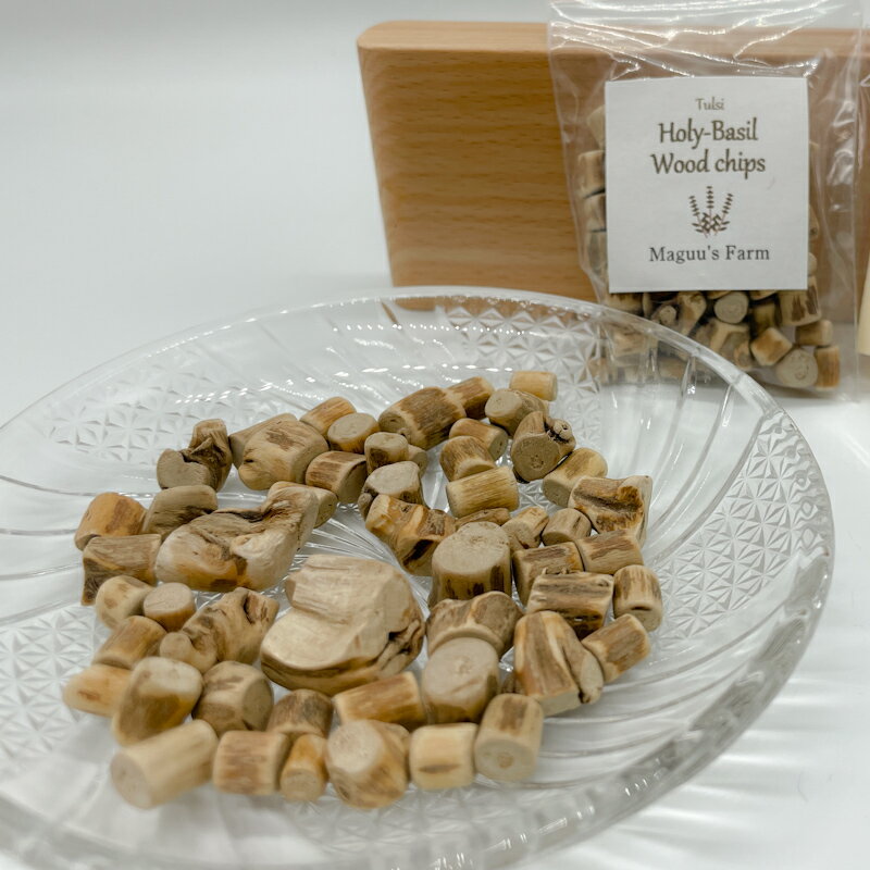 Maguu's farm ホーリーバジルのウッドチップ 5g 【ポスト投函】