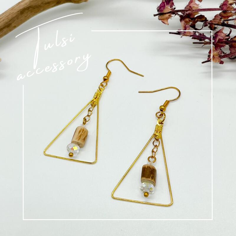 ホーリーバジル ピアス トゥルシービーズ誕生日 プレゼント TULSI トゥルシー【Maguu's farm】