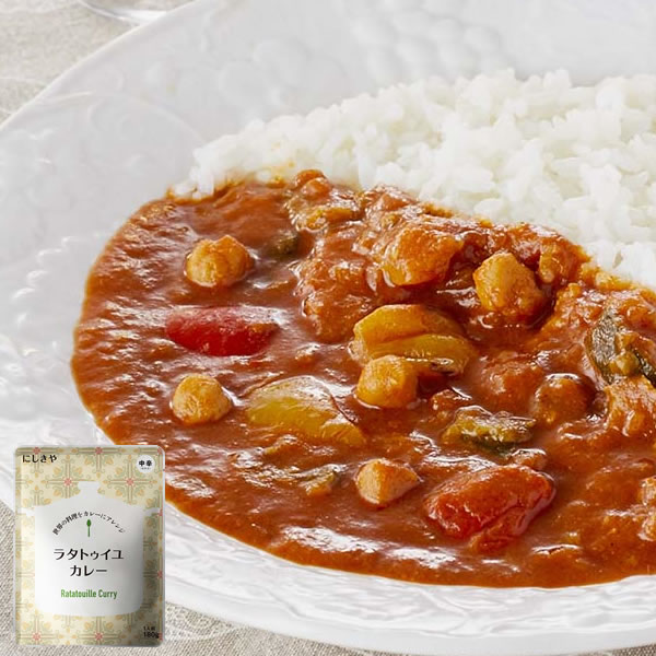 にしきや 世界ラタトゥイユカレー180g×10個セット【中辛】