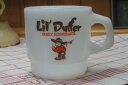 Fire King マグカップ Fireking　ファイヤーキング　海外直輸入品USED品　ヴィンテージ　マグカップ　mug　Lil' Duffer マグ　アドバタイジングマグ