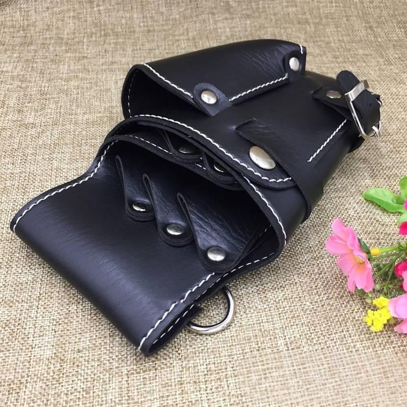 シザーケース 美容師 5丁入 レギュラータイプ PUレザー ハサミ シザー収納 トリマー フローリスト 散髪はさみ magnet-p01-10037222 マグネットショッピングスプリー サンプル画像3