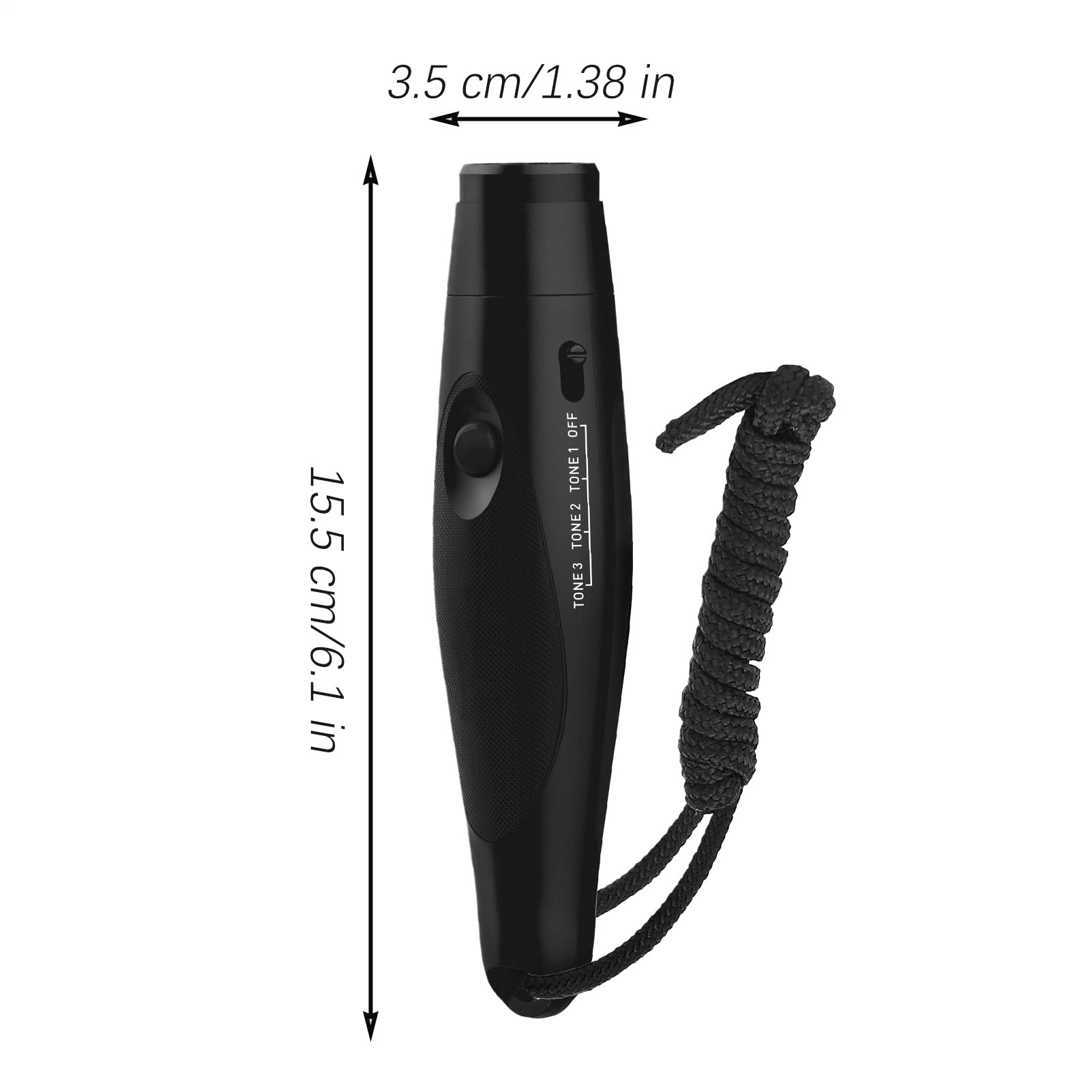 電子ホイッスル 3段階 音量調節 音色切り替え ストラップ付き 電池式 大音量 最大125db ハンディホイッスル 審判 レフリー コーチ 先生 体育 授業 部活動 スポーツ 競技 訓練 救援 防災 magnet-p01-10043686 マグネットショッピングスプリー サンプル画像3