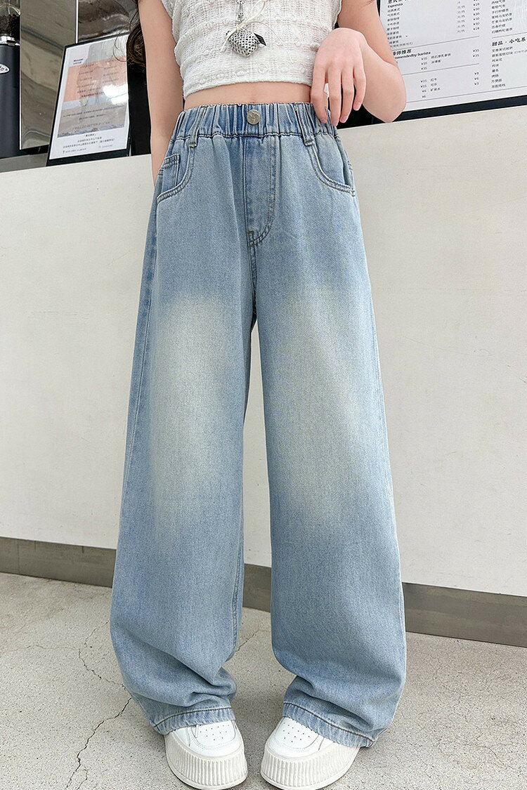 Denim Pantalones largos Niños Pantalones largos Niños largos Pantalones largos Niños largos Pantalones largos Niños largos Pantalones largos Pantalones largos Primavera Verano Otoño Inverno Pantalones largos — vista 2