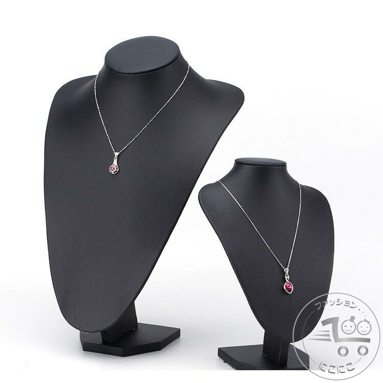 マグネットショッピングスプリーの新生活 ネックレス トルソー ネックレススタンド ディスプレイ アクセサリー ジュエリースタンド 首マネキン ショップ 店頭 店舗 お店 ロングタイプ プロ専用 展示会 什器｜アングル2