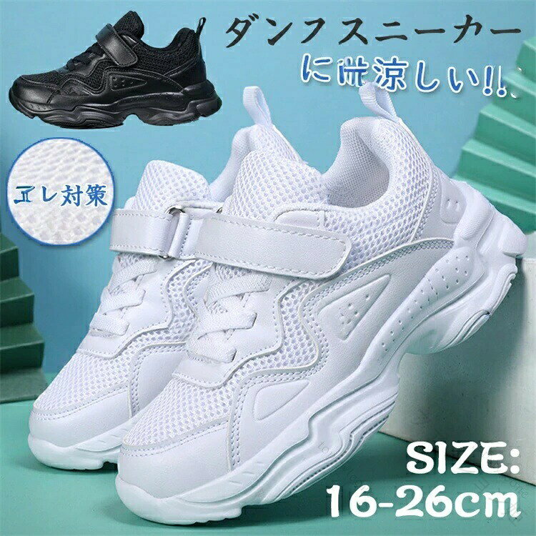 ダンススニーカー キッズ ダンスシューズ ヒップホップ メッシュ ハイカット テー...