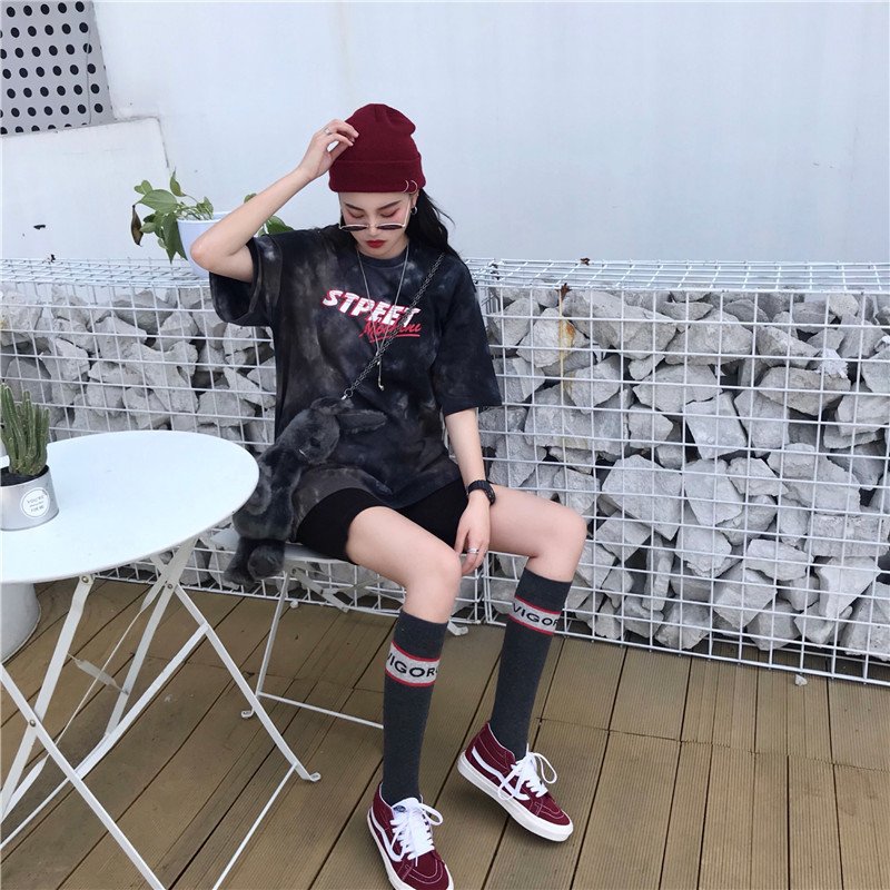 夏 トップス 半袖 レディース Tシャツ 半袖 メンズ Tシャツ 原宿系 ヒップホップ ダンス カジュアル magnet-p01-10004763 マグネットショッピングスプリー サンプル画像3