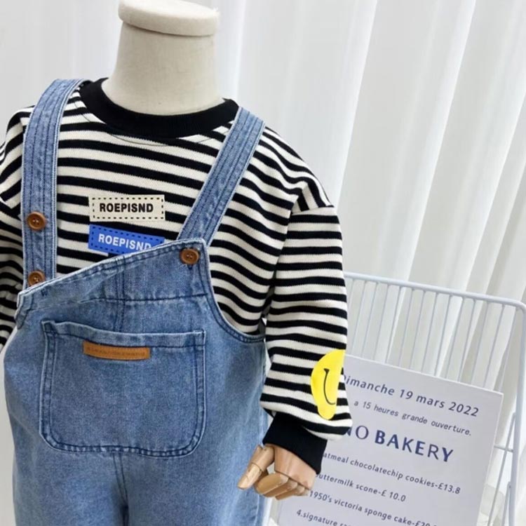 キッズ ベビー服 オーバーオール デニム オールインワン サロペット ジーンズ 男の...