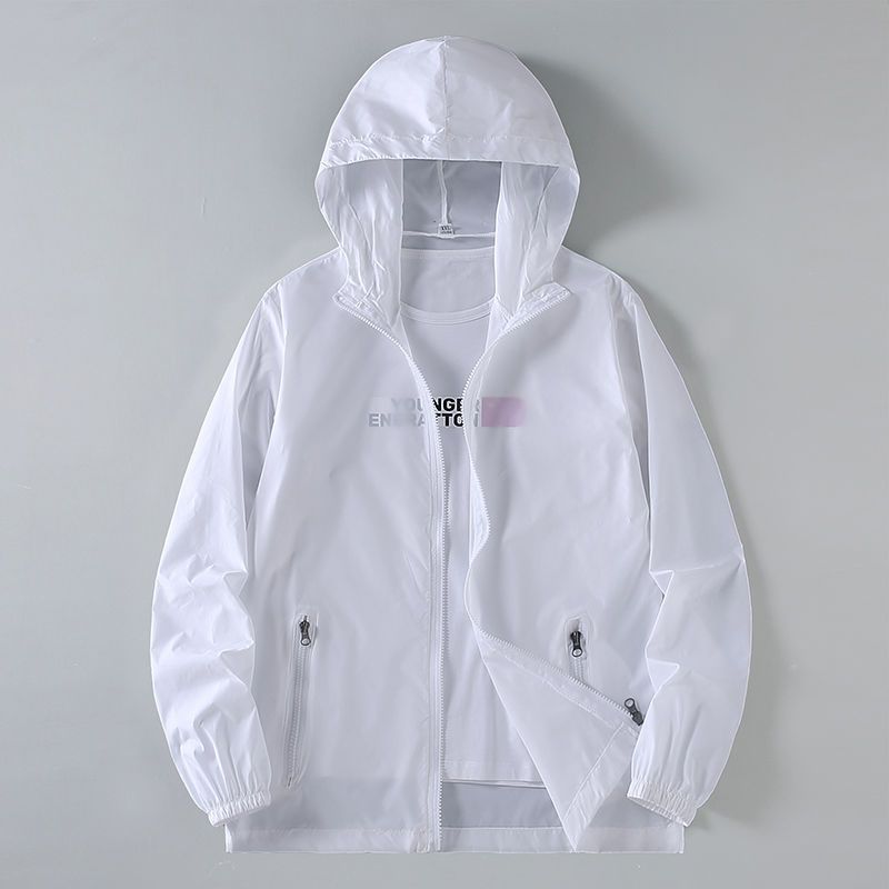 日焼け止め服 長袖 男女兼用 メンズ レディース ウィンドブレーカー マラソン 透け...
