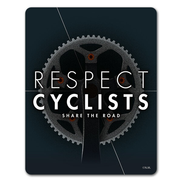 【車ステッカー】自転車【RESPECT CYCL