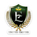 【車ステッカー】新日本プロレス ユニットロゴ【UNITED EMPIRE】ダイカット 車マグネットステッカー ゆうパケット対応210円～