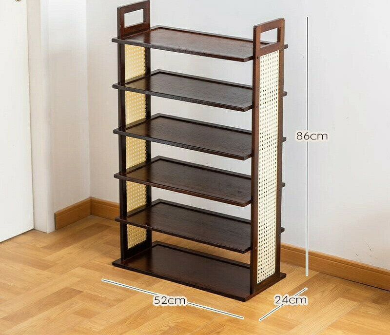 靴棚多層家庭用戸口中古靴箱無垢材入戸玄関室内きれい靴収納神器棚