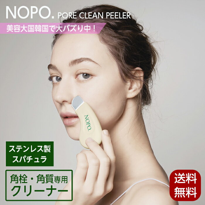 ポアクリーンピーラー 小鼻 毛穴 角栓 黒ずみ 汚れ 角質 クリーナー NOPO スパチュラ 美容 ケア コジット クリックポスト