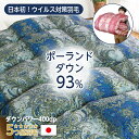 羽毛布団 ゴールドラベル ダブル ピンク 羽毛掛布団 日本製 国産 ポーランド産羽毛 93% 羽毛 暖かい 抗菌 防臭 ダウンパワー p400db ふとん 掛け布団 オールシーズン おすすめ あったか