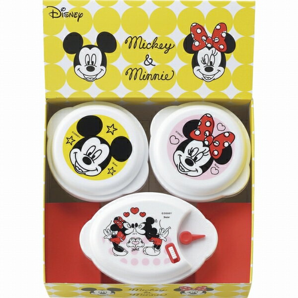 ミッキー＆ミニー ポップトーン 電子レンジ容器3pc MM-107 (個別送料込み価格) (-C5139-017-) | 内祝い ギフト 出産内祝い 引き出物 結婚内祝い 快気祝い お返し 志