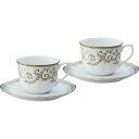 ノリタケ ソフィランス コーヒー碗皿ペアセット 1748L/P94710 (個別送料込み価格) (-C6091-564-) | 内祝い ギフト 出産内祝い 引き...