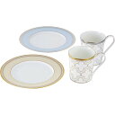 ノリタケ トレフォリオゴールド&プラチナ モ-ニングペアセット(色変り) 4945-57L/M9722 (個別送料込み価格) (-C6091-599-) | 内...