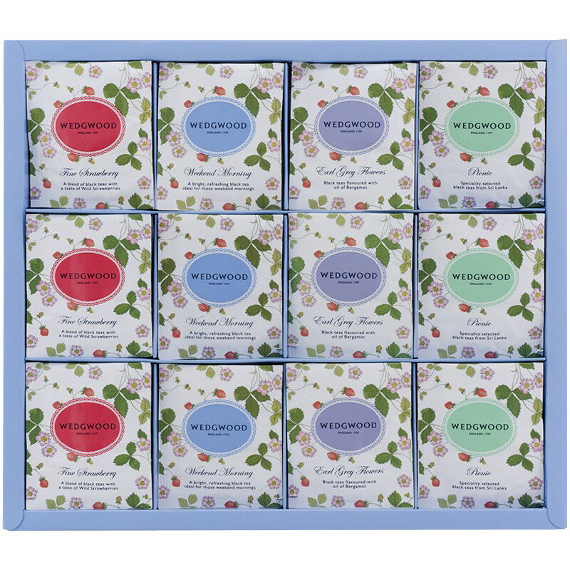 ウェッジウッド ワイルド ストロベリー ティーバッグ 1052809WSN-30TB (個別送料込み価格) (-C6167-546-) | 内祝い ギフト 出産...