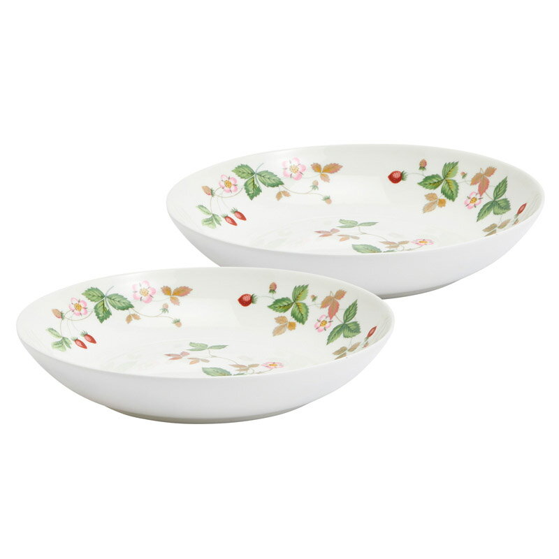 ウェッジウッド ワイルド ストロベリー カジュアル ボウル20cm ペア 1.08457e+006 (個別送料込み価格) (-C7105-059-) | 内祝い ギフト 出産内祝い 引き出物 結婚内祝い 快気祝い お返し 志