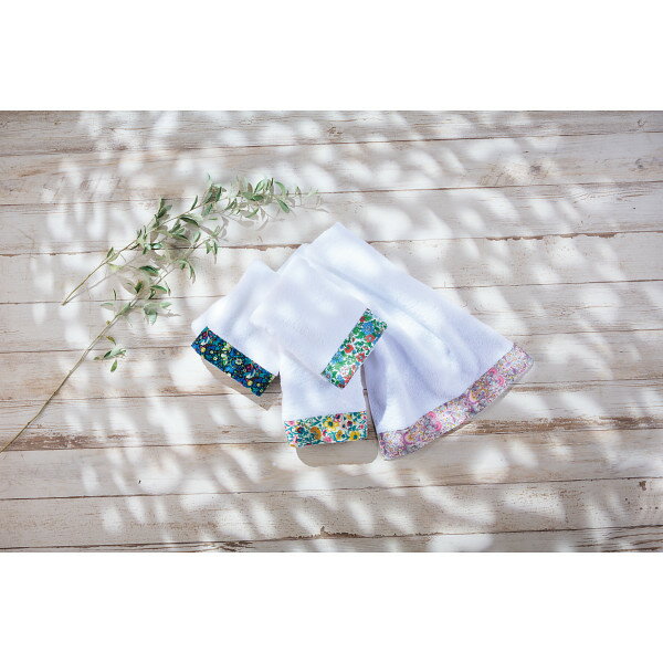 プリマロゼッタ フェイスタオル3枚セット ピンク・イエロー・ブルー PR-2435-PB (-0106-060-) | 内祝い ギフト 出産内祝い 引き出物 結婚内祝い 快気祝い お返し 志