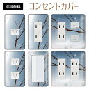 コンセントカバー スイッチカバー コンセントプレート スイッチプレート 雪 結晶 ウインター スノー 冬 パナソニック コスモ 1口 2口 3口 スイッチ用 5口 6口 対応 インテリア雑貨