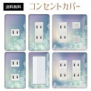コンセントカバー スイッチカバー コンセントプレート スイッチプレート 雪 結晶 ウインター スノー 冬 パナソニック コスモ 1口 2口 3口 スイッチ用 5口 6口 対応 インテリア雑貨