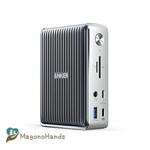 Anker PowerExpand Elite 13-in-1 Thunderbolt 3 Dock ドッキングステーション 85W出力 USB Power Delivery 対応 USB-Cデータ & 充電ポート USB-Aポート 4K対