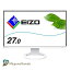 EIZO FlexScan EV2760-WT (27.0型/2560×1440/フレームレスモニター/アンチグレアIPS/疲れ目軽減/ホワイ..