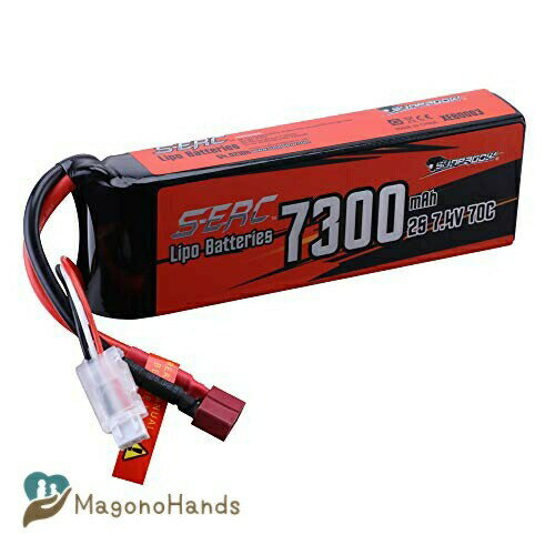 SUNPADOW S-ERC꡼7300mAh 7.4V 2S 70C ݥХåƥ꡼եȥѥåǥ Tץ饰ޤDeans TդRCȥåRCȥ饮 RC ̵ͥإꥳץFPV졼󥰤Ŭ