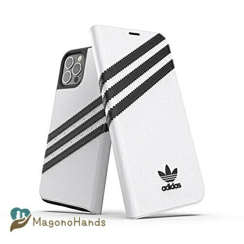 アディダスオリジナルス iPhone12 / iPhone12Pro 手帳型ケース アディダス SAMBA (サンバ) ホワイト [adidas FW20 for iPhone 12 / iPhone 12 Pro white/black