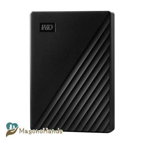 WD ポータブルHDD 5TB USB3.0 ブラック My Passport 暗号化 パスワード保護 外付けハードディスク / 3年保証 WDBPKJ0050BBK-WESN