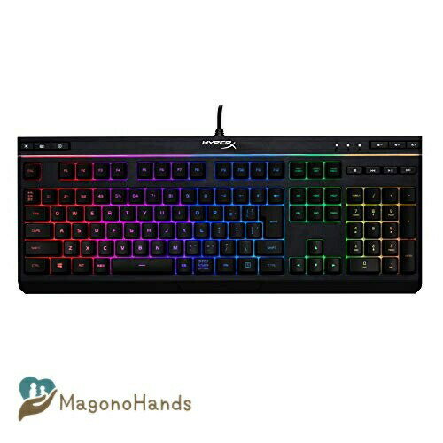 【日本語配列】HyperX Alloy Core RGB ゲーミングキーボード ゲーマー向け LEDバックライト 耐水性 2年保証 HX-KB5ME2-JP