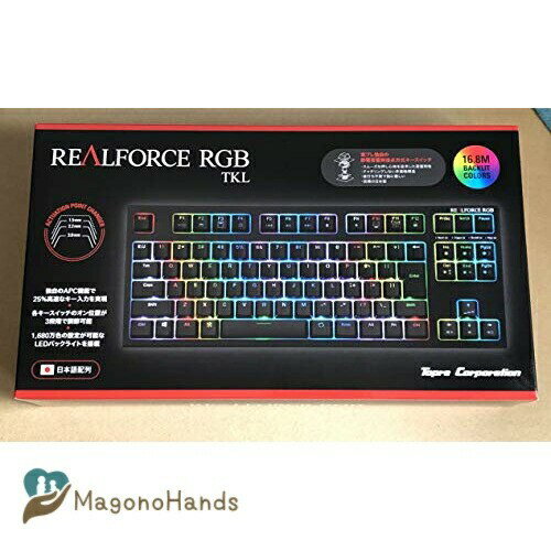 東プレ REALFORCE RGB TKL R2TLA-JP4G-BK 日本語配列 PCゲーマー向けキーボード