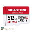 Gigastone microSD 512GB、 Nintendo Switch SDカード動作確認済、 100MB/S 高速まいくろsdカード 512GB、 Full HD & 4K UHD動画、 UHS-I A1 U3 V30 C10