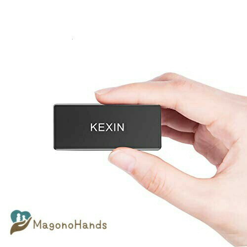 KEXIN ポータブルSSD 250GB USB3.1 Gen2 外付SSD ミニSSD Type-Cに対応 PS4、Windows、MAC、Android、Linuxに適用 超小型高速伝送 耐衝撃 黒