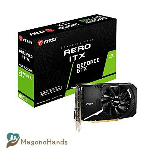 MSI GeForce GTX 1650 D6 AERO ITX OCV1 グラフィックスボード VD7338